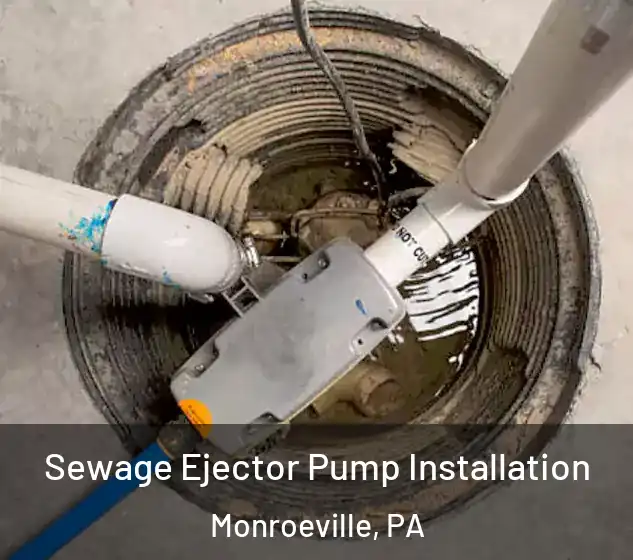  Sewage Ejector Pump Installation Monroeville, PA